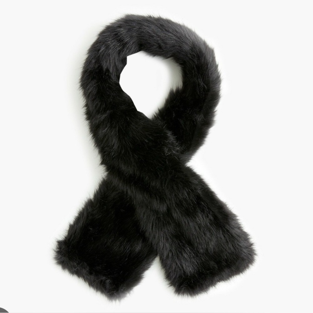 J Crew Faux Fur Stole